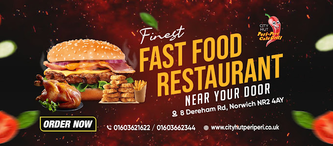 Photo of City Hut Peri Peri - 8 Dereham Rd, Norwich NR2 4AY